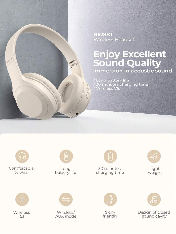 Thumbnail: Havit Wireless Headphone H628BT