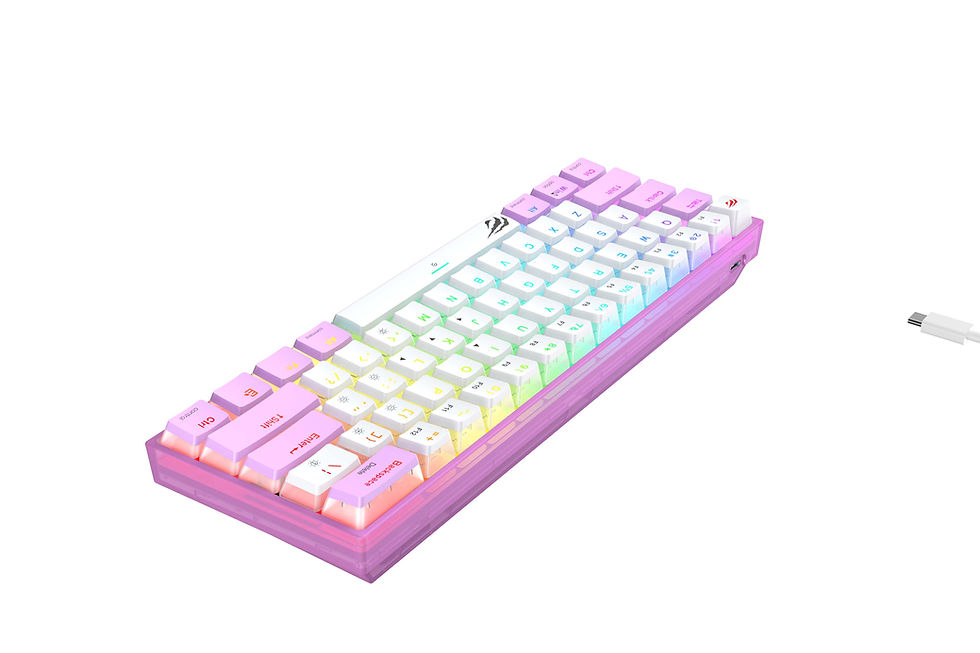 Thumbnail: Havit KB877L Gaming Keyboard Pink