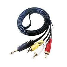 audio cable M/3RCA
