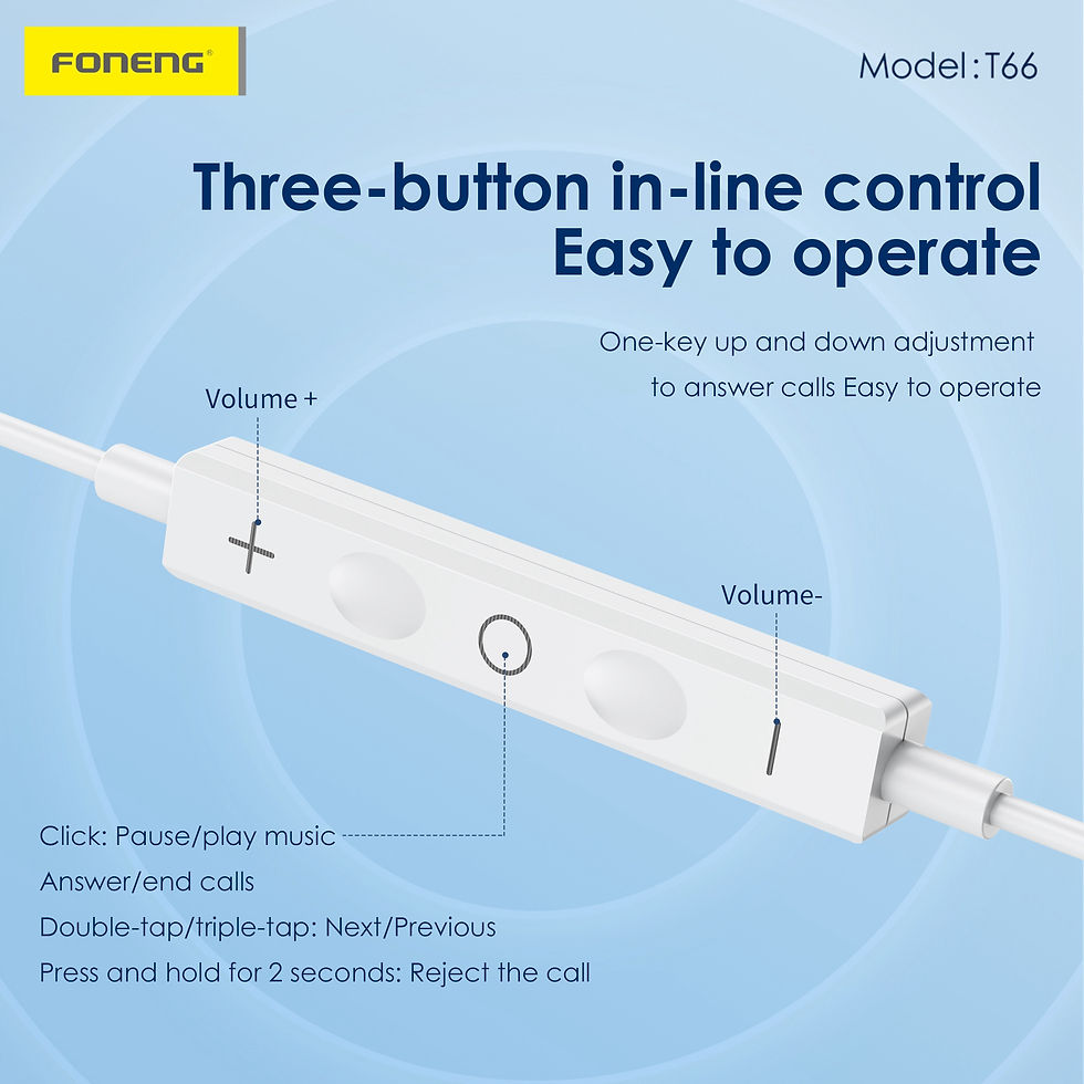 Thumbnail: Foneng Earphones T66 Lightninig