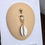 Thumbnail: Gold Colored Beaded Conch Shell Belly Button Ring
