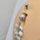 Thumbnail: White Beaded Chandelier Belly Button Ring