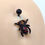 Thumbnail: Black and Red Spider Belly Button Ring