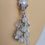 Thumbnail: White Beaded Chandelier Belly Button Ring