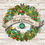 Thumbnail: Merry Christmas Wreath with Monogram