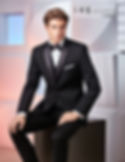 Ike Behar Black Parker Tuxedo