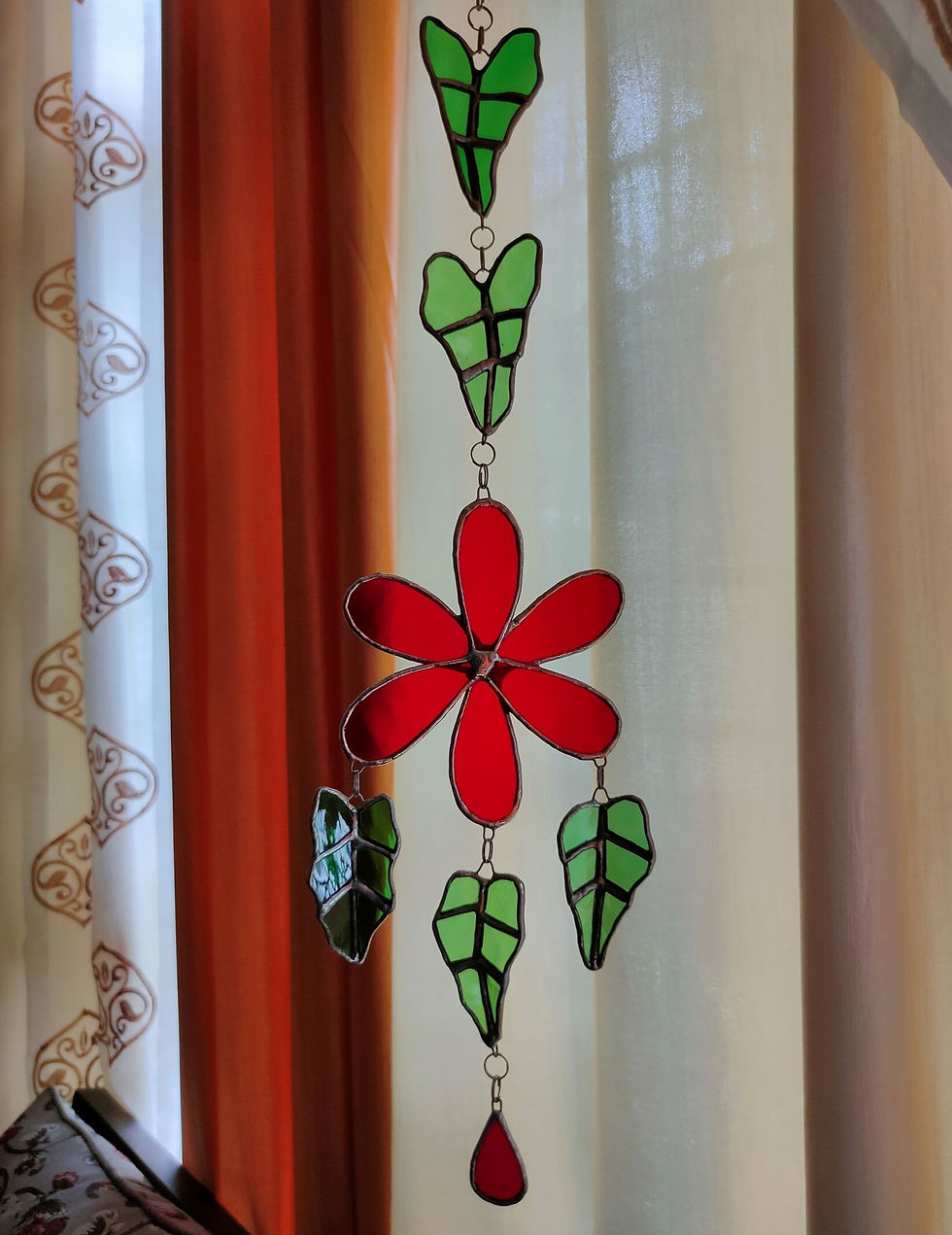 Thumbnail: FLOWER LEAF Hanging Decoration