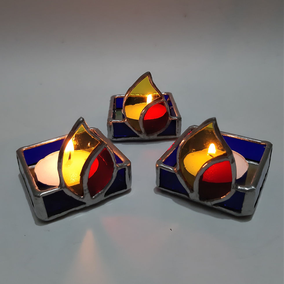Thumbnail: Sparkle Tealight Holder Set