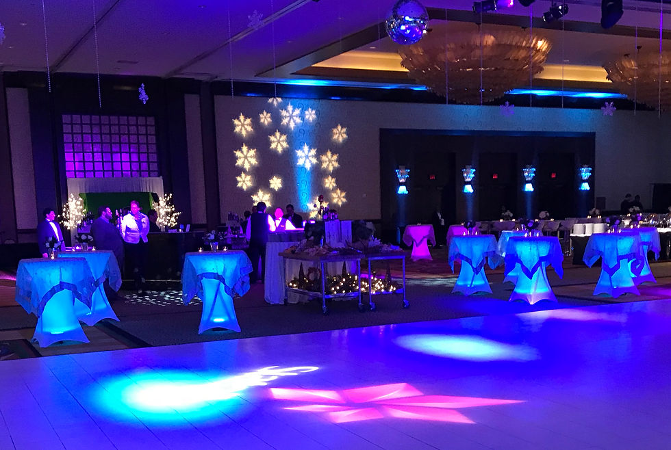 The DJ Mann_LED Uplighting_Table Glow