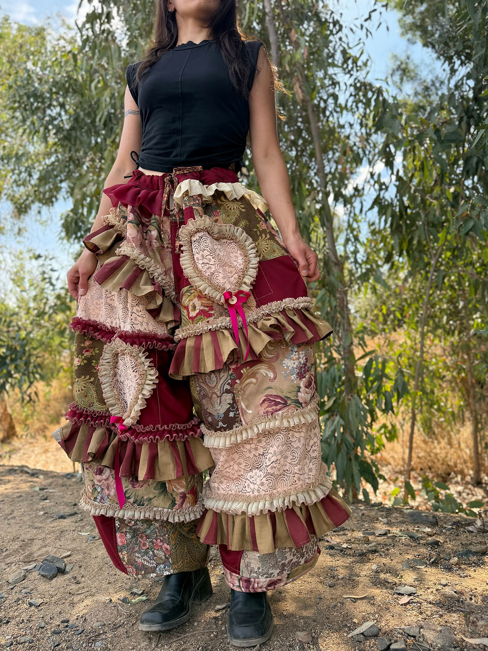 Thumbnail: Upcycled Pants/ Adjustable Waist/ S-3/4XL ♥️