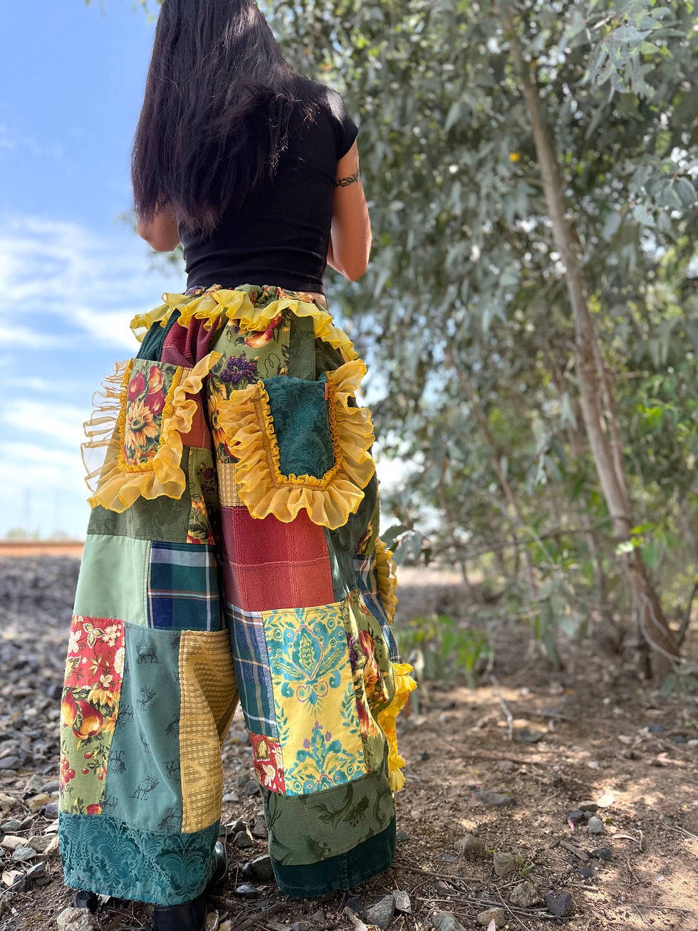 Miniaturbild: Pants S-4XL/ one of one/ adjustable waist 🌻