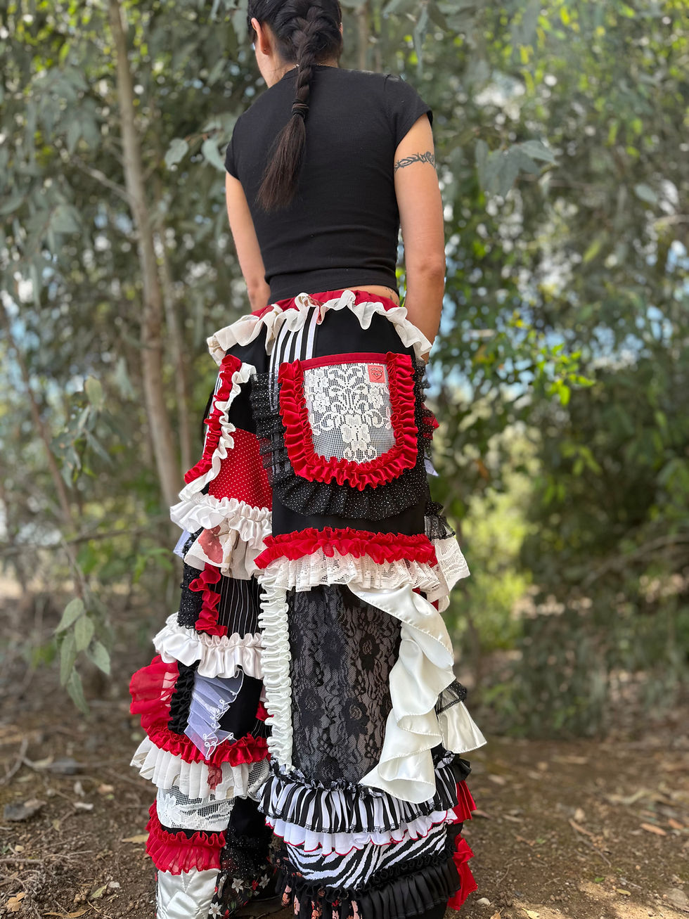 الصورة المصغرة: Recycled pants/XS-2XL/one of one/adjustable waist ❤️