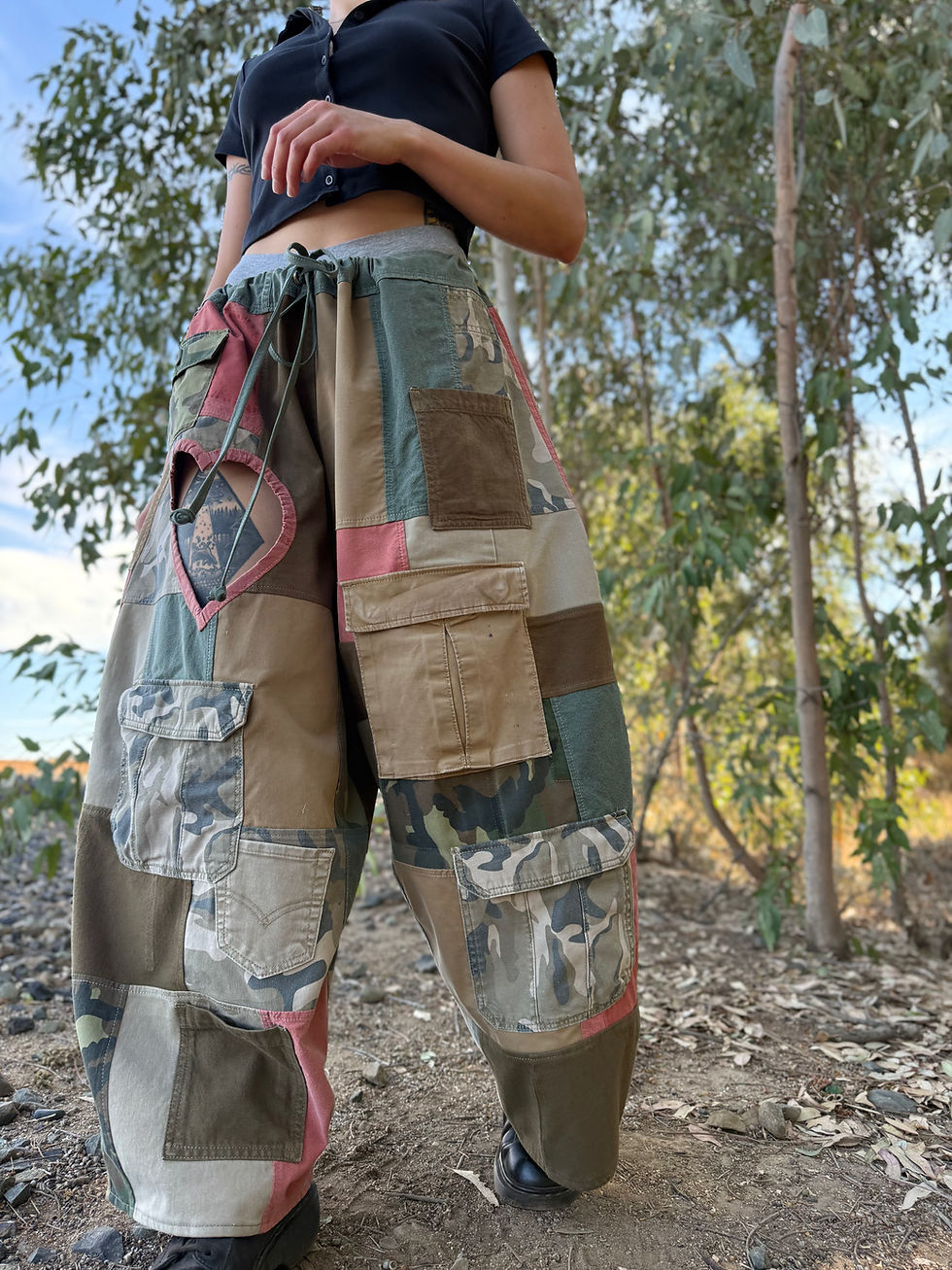 Thumbnail: Upcycled Pants/ One of One/ S-3/4XL ✨♥️✨