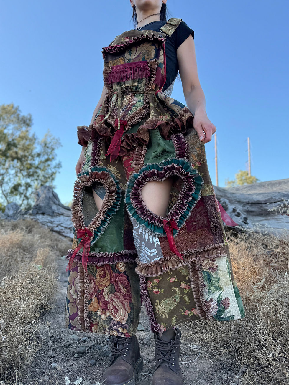 Thumbnail: Upcycled jumpsuit/ one of one/ fits up XL-3/4XL⚜️