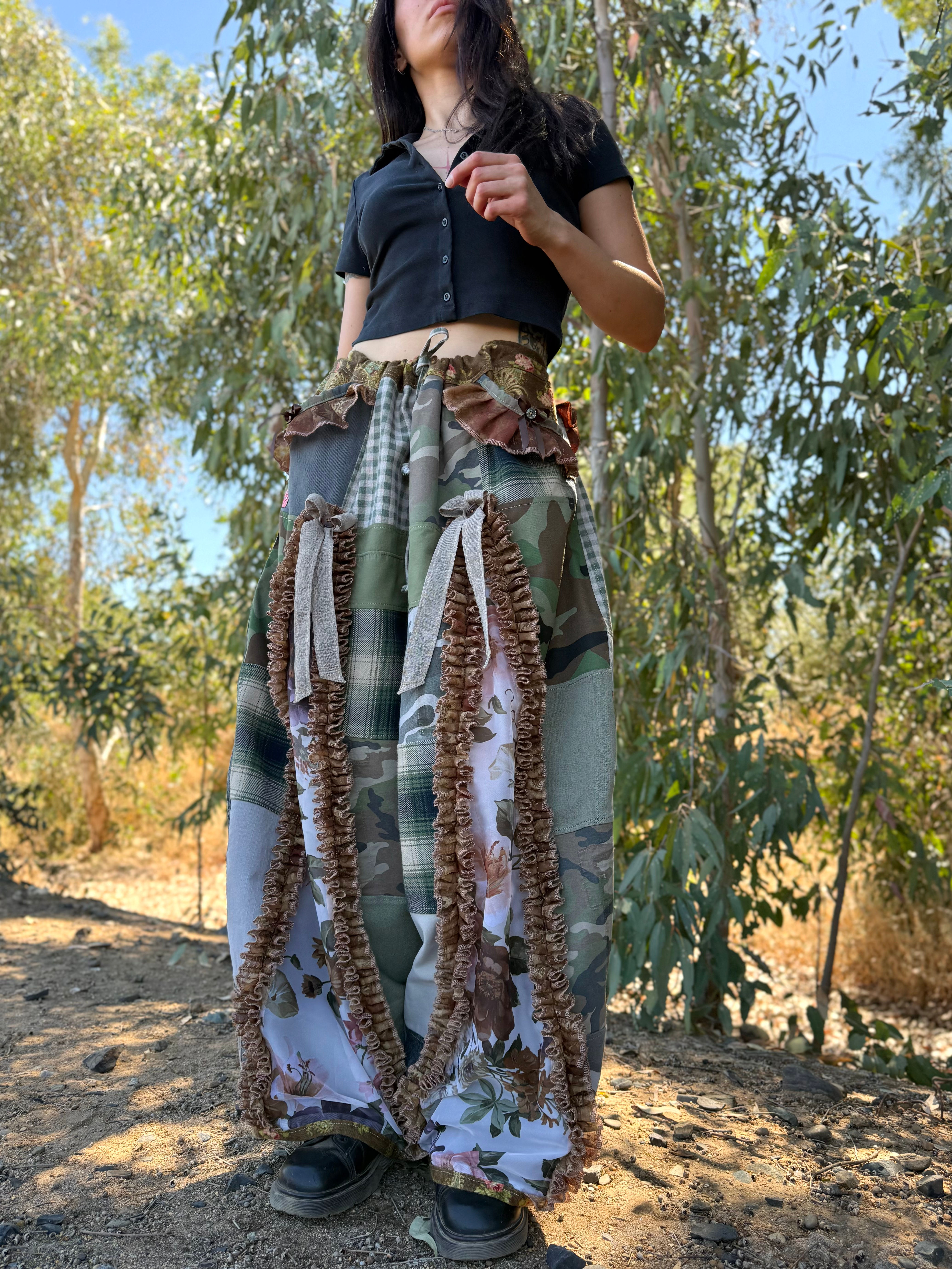 Adjustable Waist Recycled Pants🪴S-3/4XL🌟