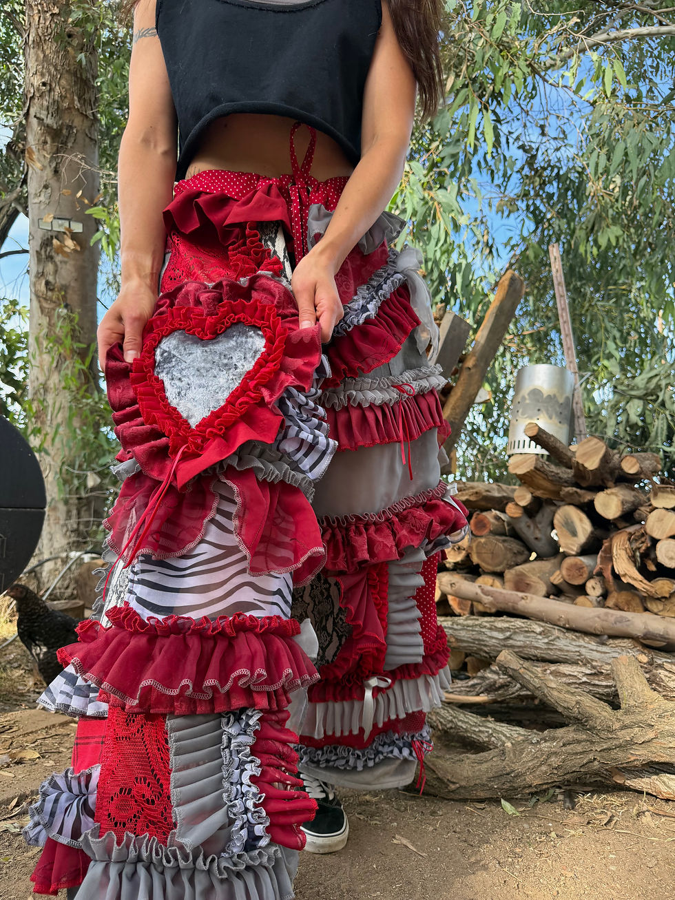 Thumbnail: Upcycled Pants/ Adjustable Waist/ XS-2XL🌹🩶