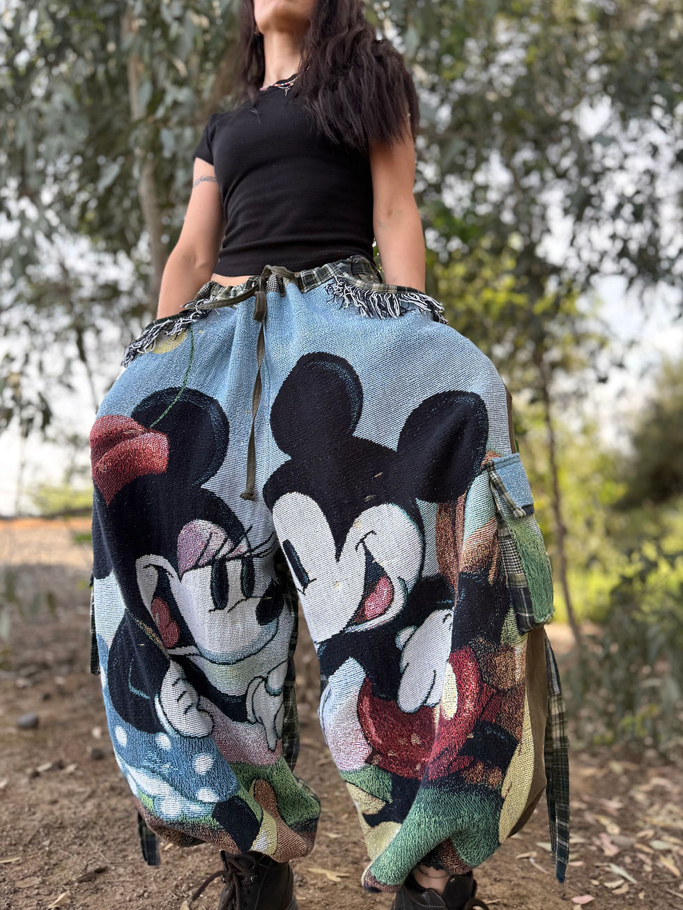 Miniature : Pants S-3/4 XL/ one of one/ adjustable waist ✨