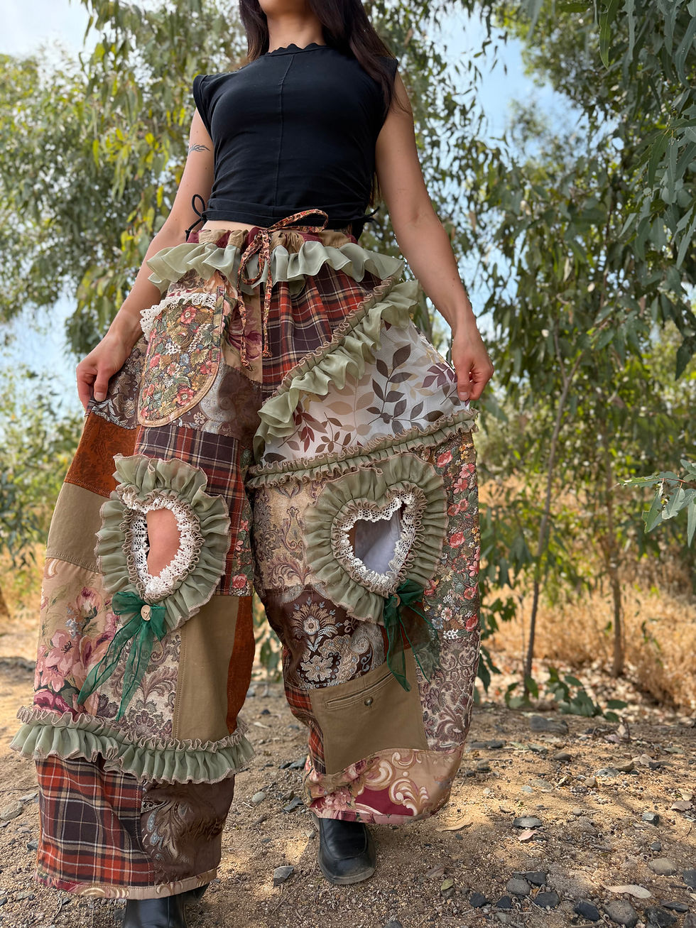 Thumbnail: Upcycled Pants/ Adjustable Waist/ S-3/4XL🪄