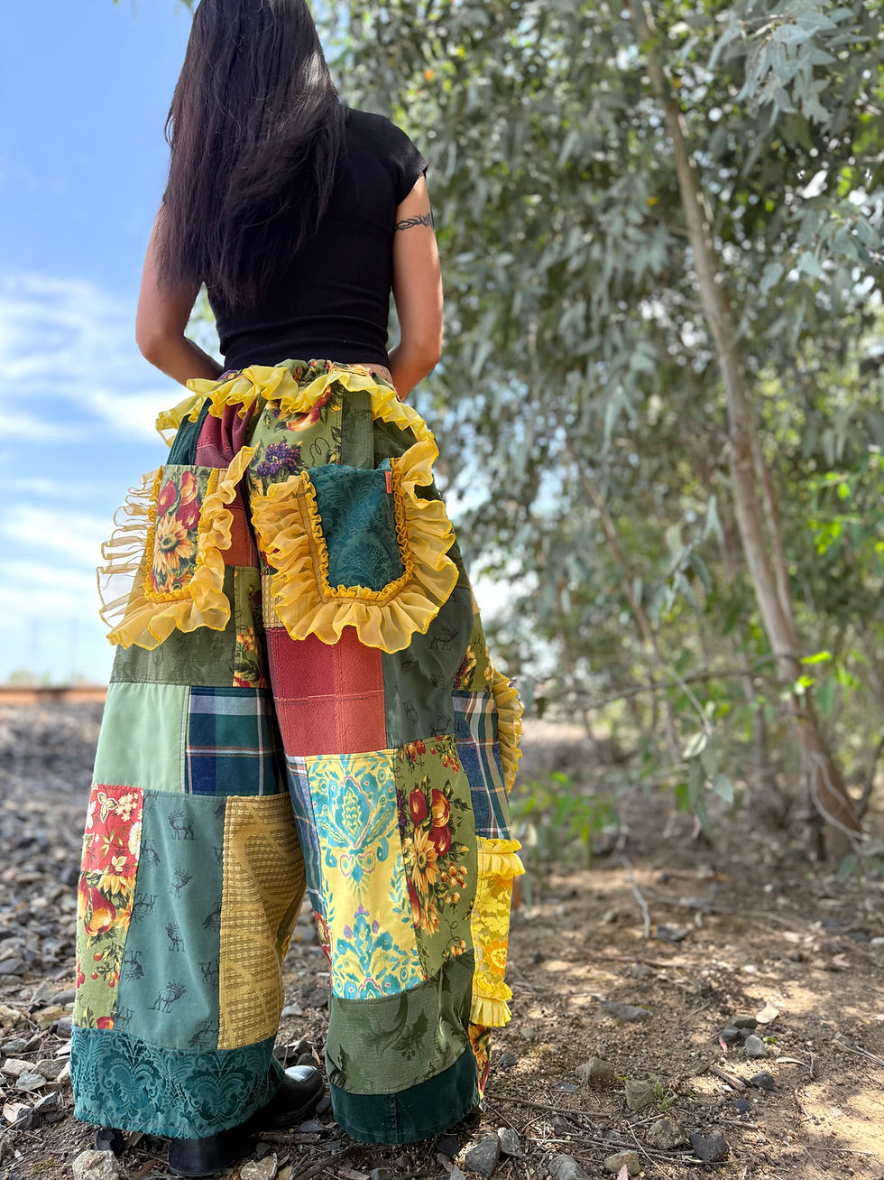 Miniaturbild: Pants S-4XL/ one of one/ adjustable waist 🌻
