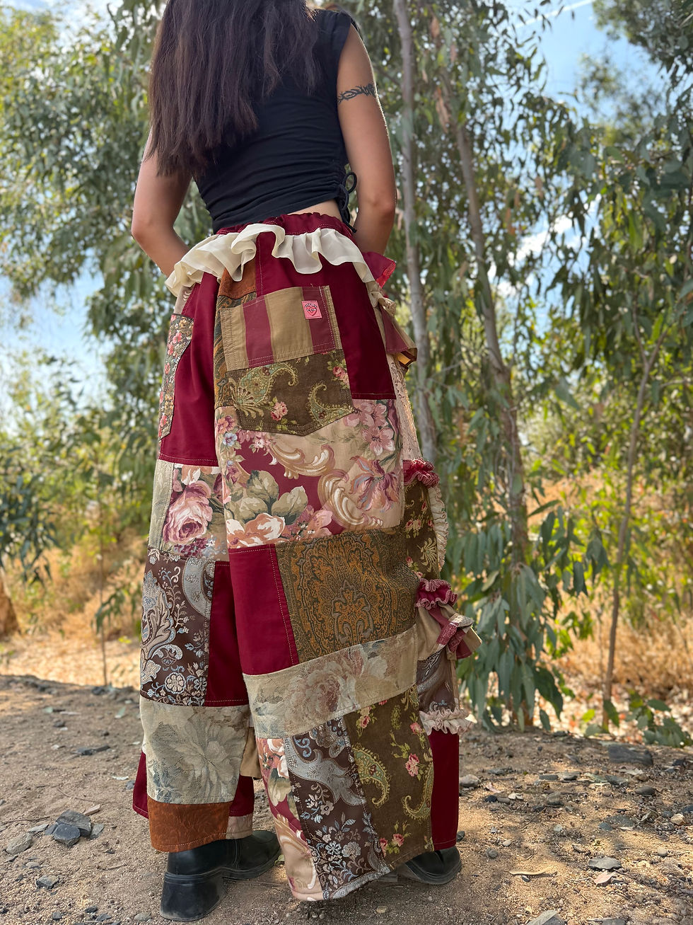 Thumbnail: Upcycled Pants/ Adjustable Waist/ S-3/4XL ♥️