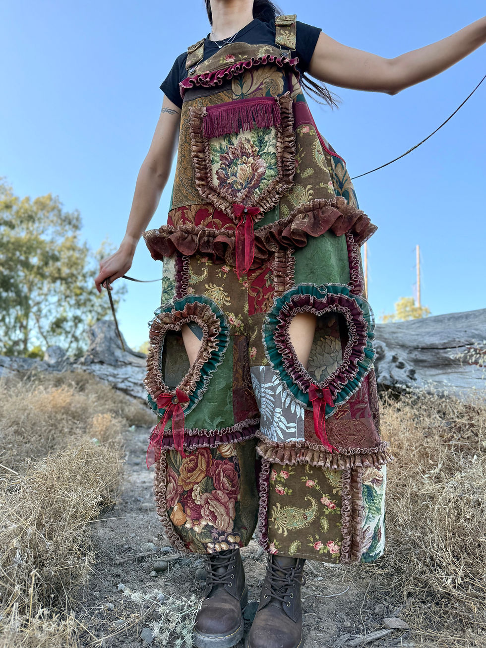 Thumbnail: Upcycled jumpsuit/ one of one/ fits up XL-3/4XL⚜️