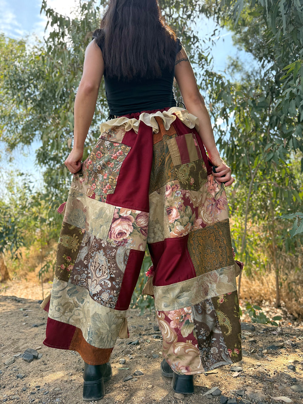 Thumbnail: Upcycled Pants/ Adjustable Waist/ S-3/4XL ♥️