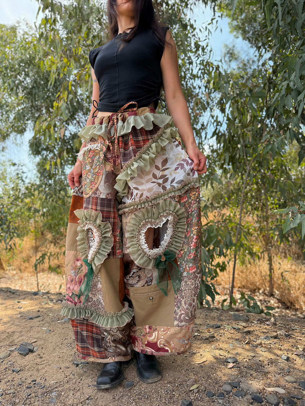 Thumbnail: Upcycled Pants/ Adjustable Waist/ S-3/4XL🪄
