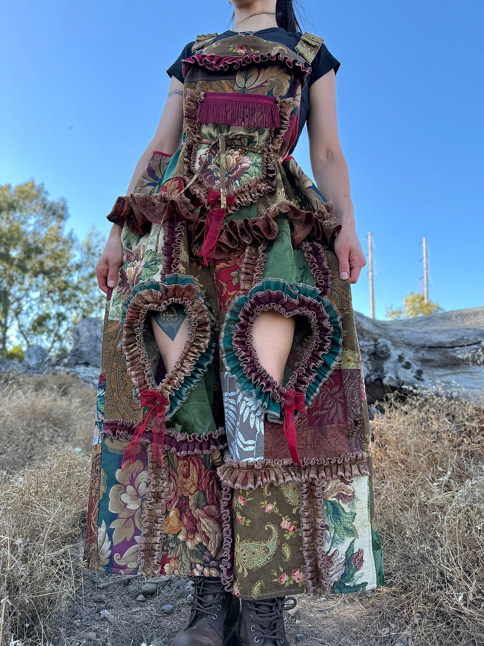 Thumbnail: Upcycled jumpsuit/ one of one/ fits up XL-3/4XL⚜️