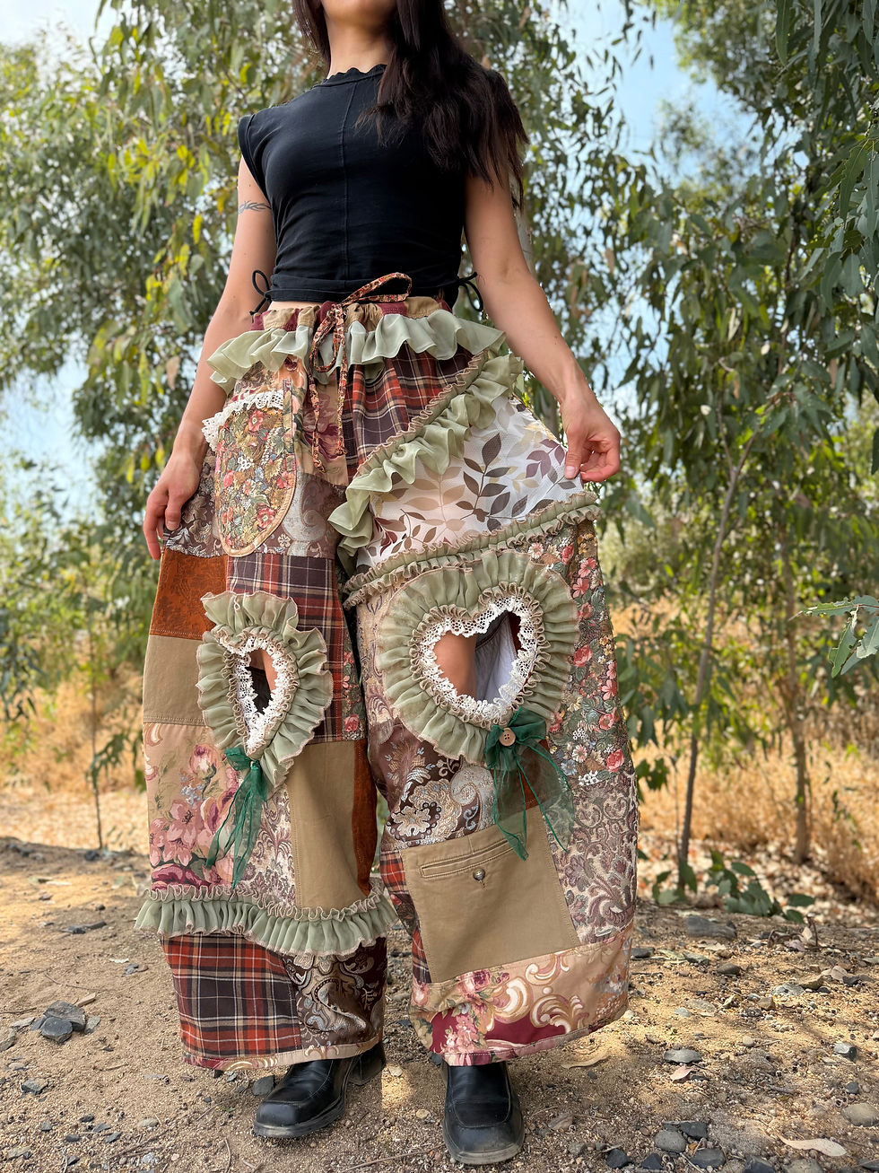 Thumbnail: Upcycled Pants/ Adjustable Waist/ S-3/4XL🪄