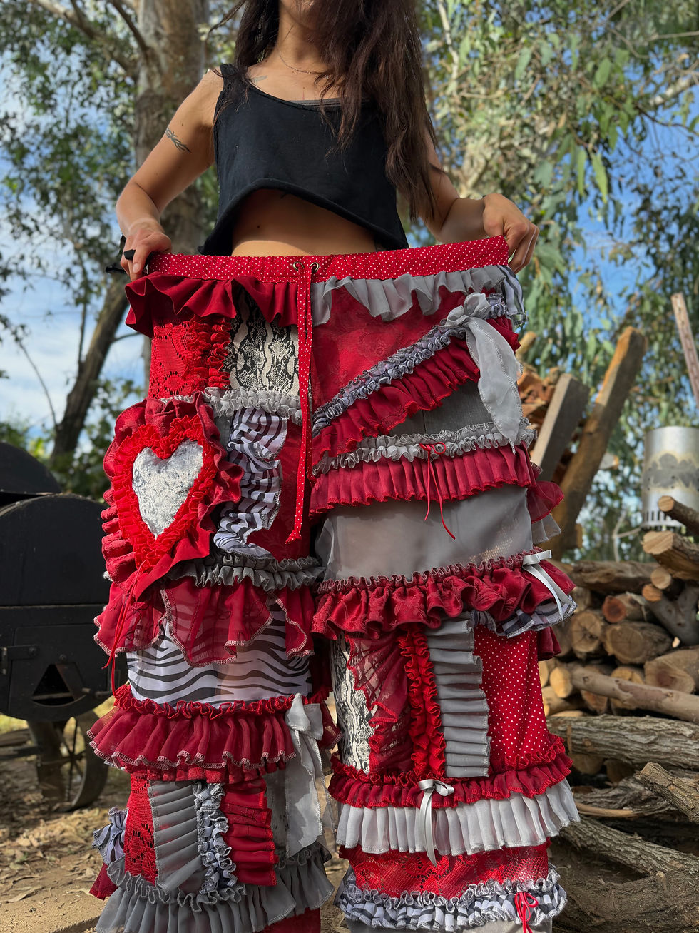Thumbnail: Upcycled Pants/ Adjustable Waist/ XS-2XL🌹🩶