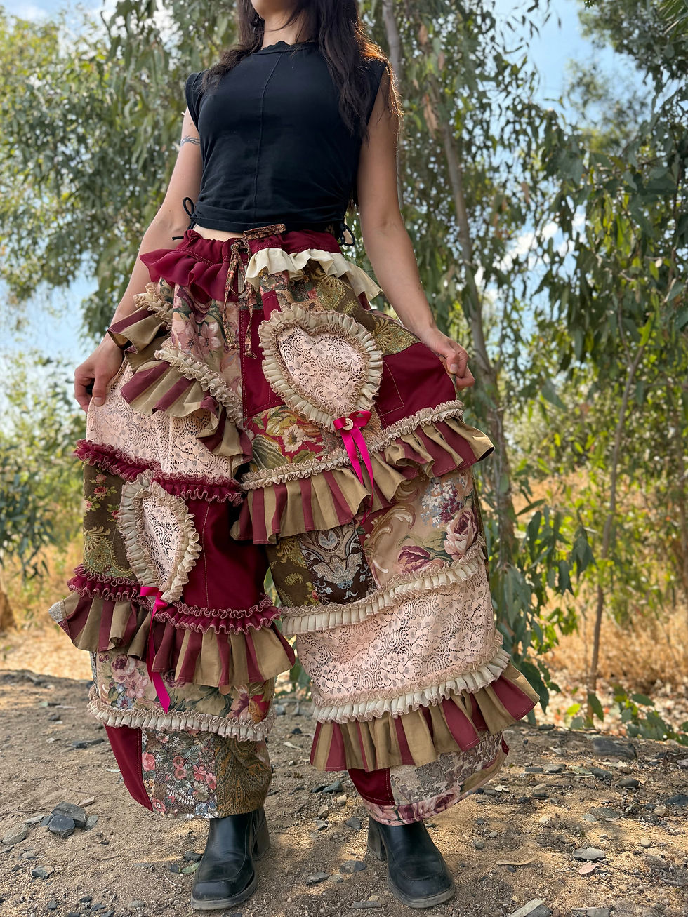 Thumbnail: Upcycled Pants/ Adjustable Waist/ S-3/4XL ♥️