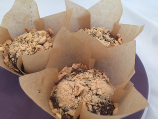 Paleo Chocolate Cherry Hazelnut Muffins