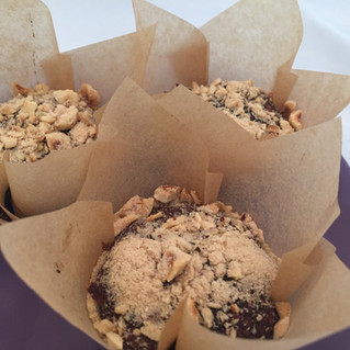 Paleo Chocolate Cherry Hazelnut Muffins