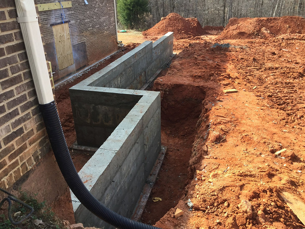 Concrete Retaining Wall