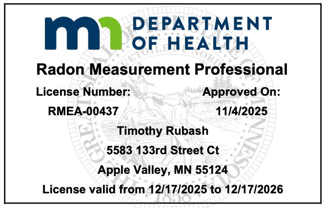 MDH Radon License