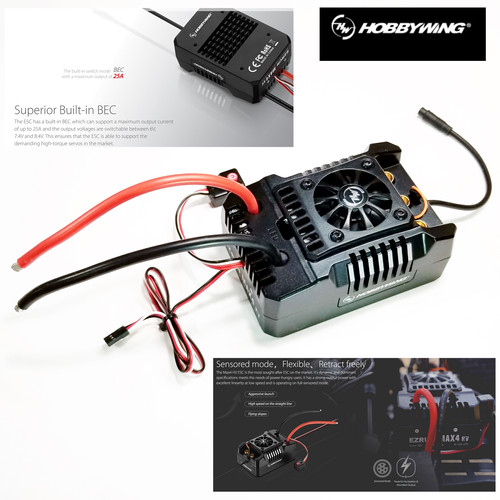 Hobbywing EzRun Max 4 HV ESC (up to 12S) | Radio Control Power