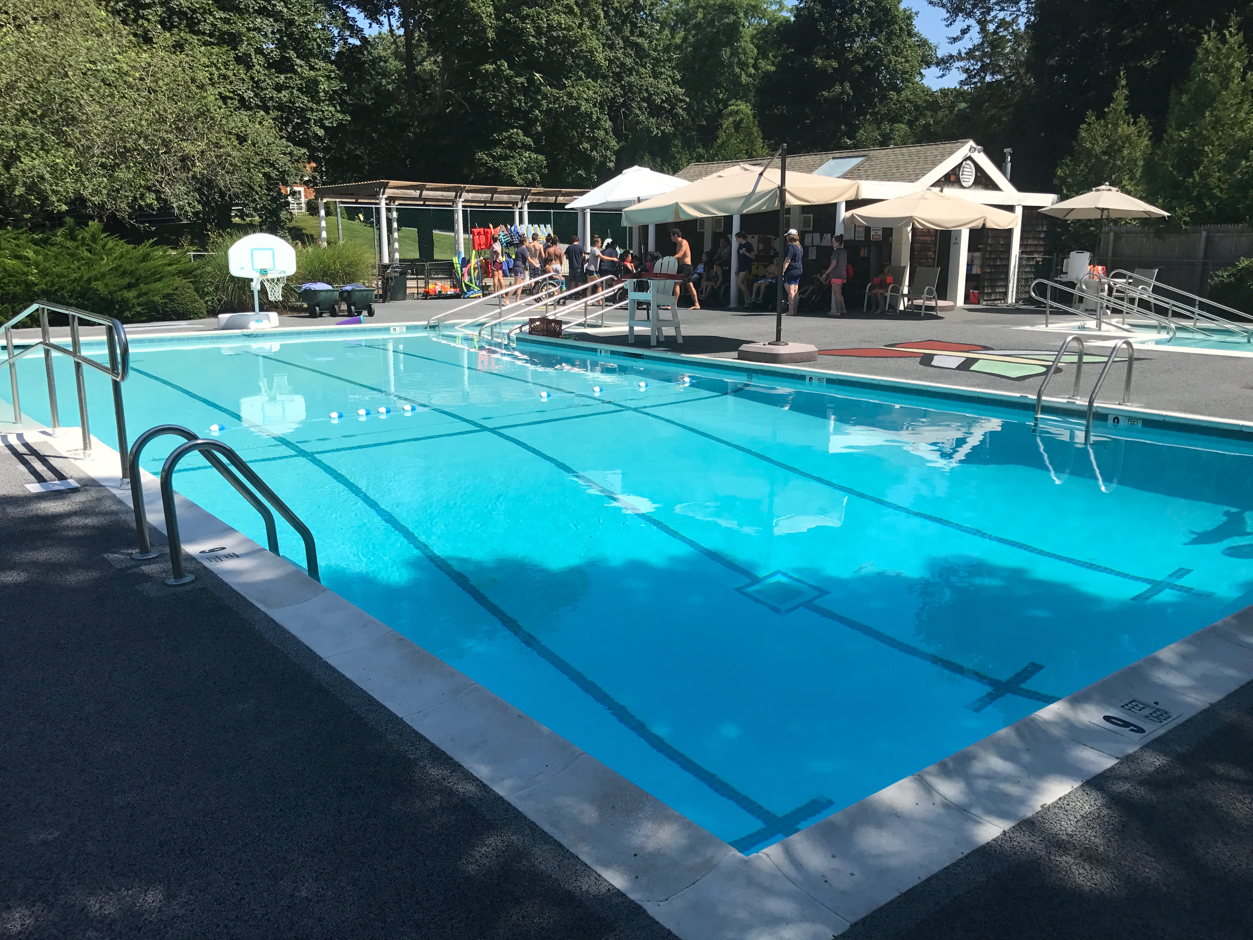 Lrg heated pool