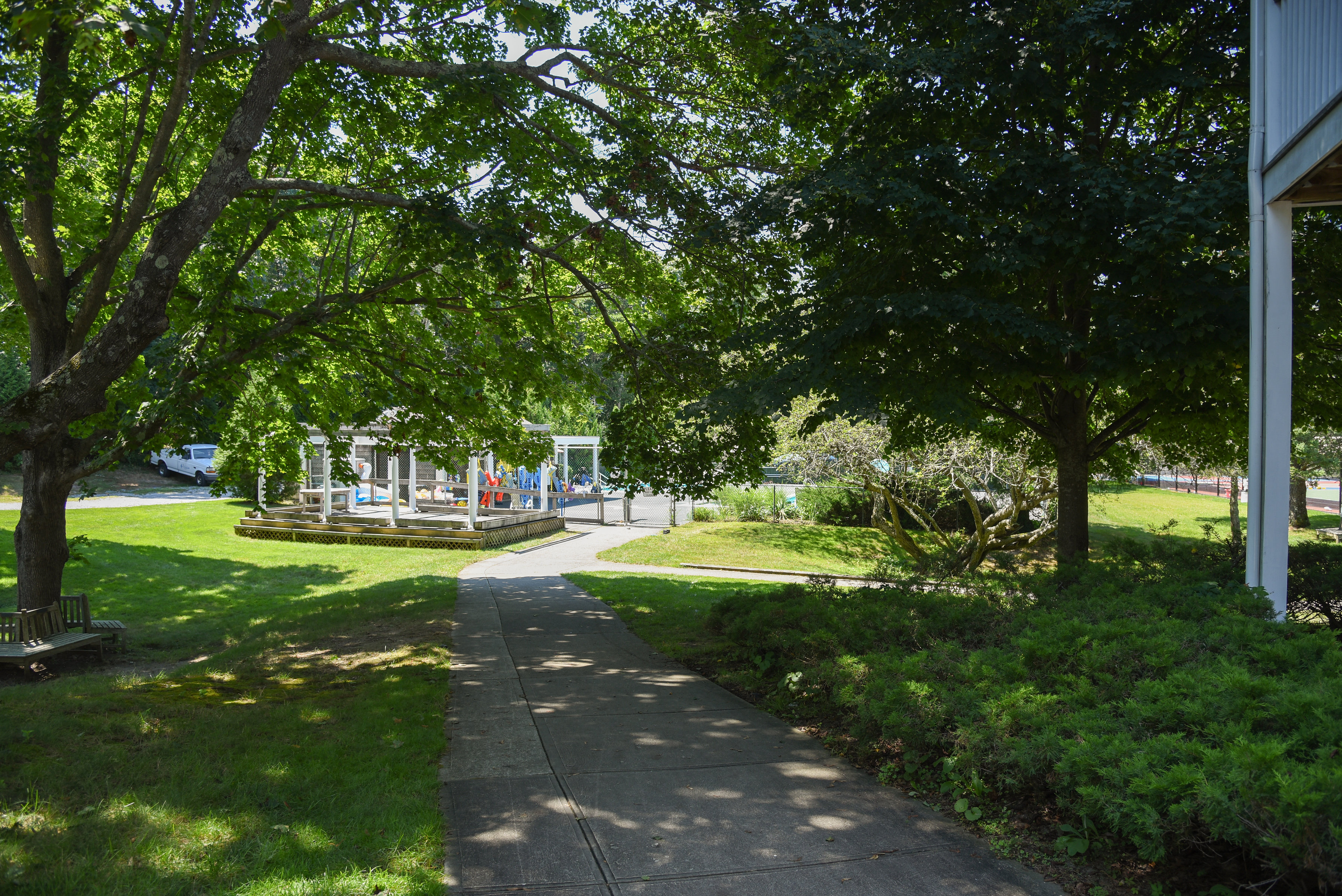SFAH pergola and pool entrance