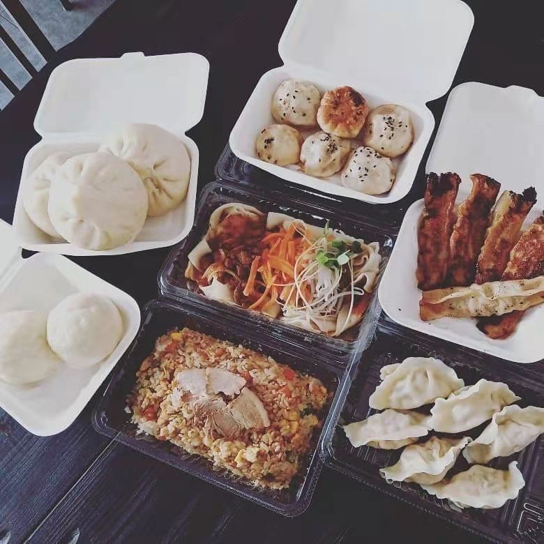 Arranged Food and Objects