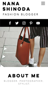 すべて website templates – ファッションブログC