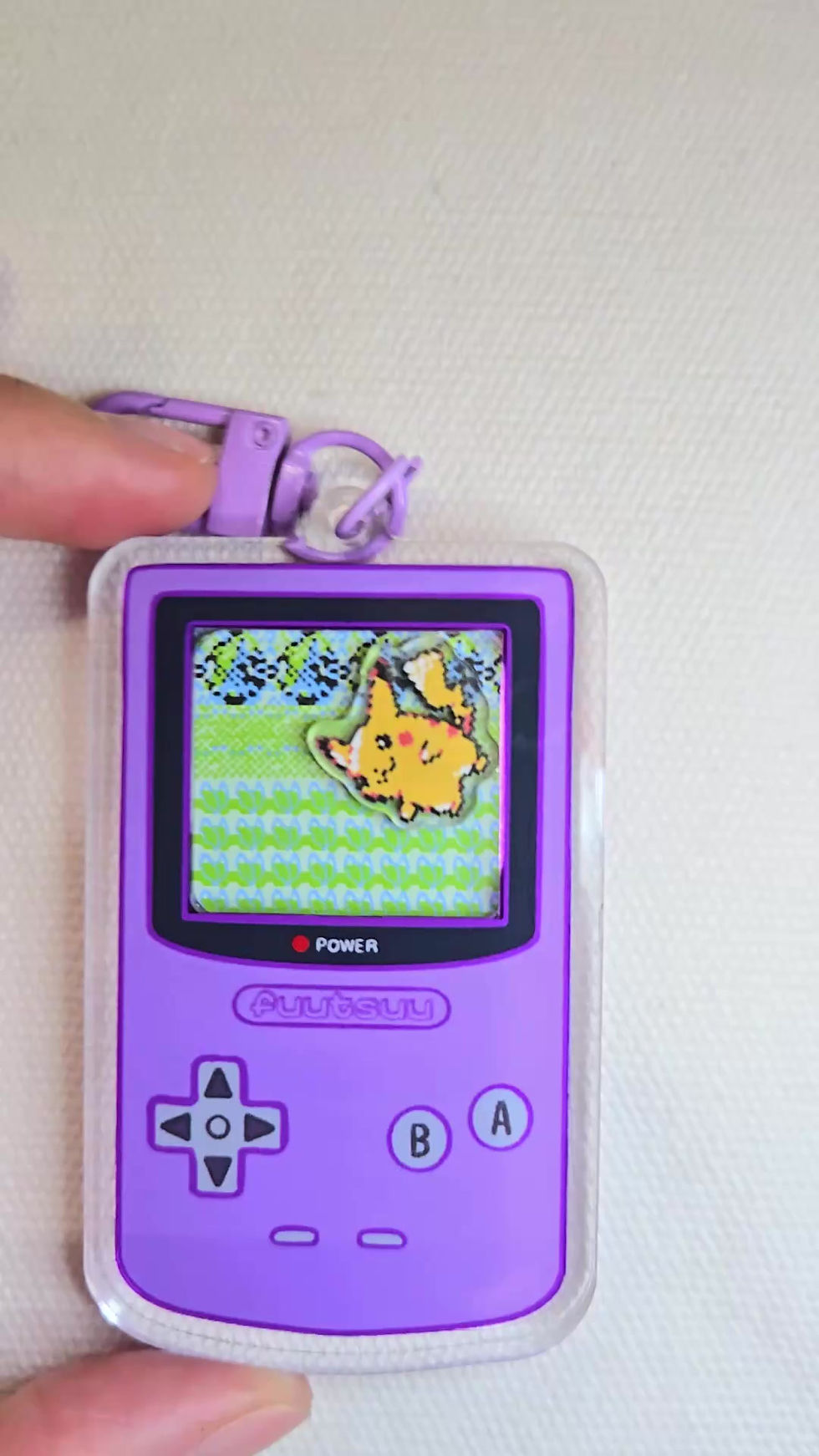 Thumbnail: Electric Mouse Purple GMBY Shaker Keychain