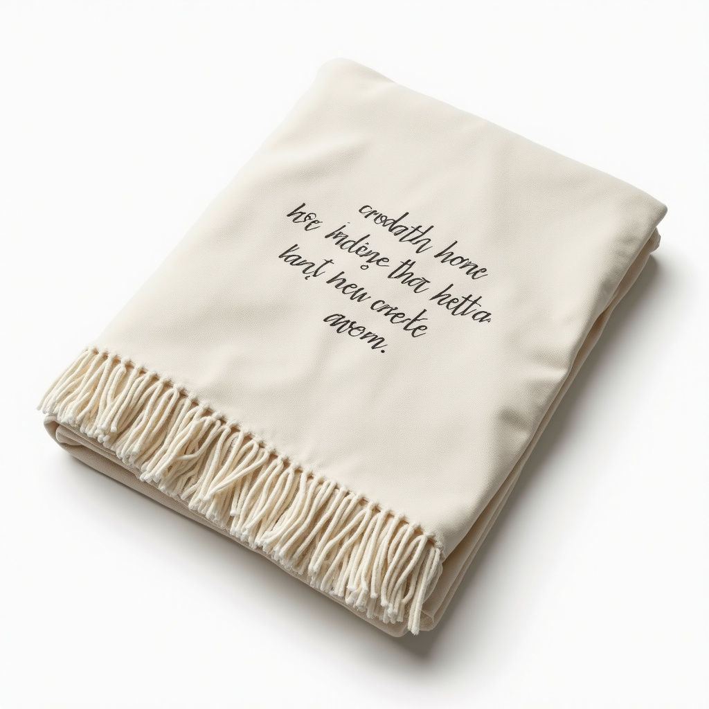 Woven Scripture Throw