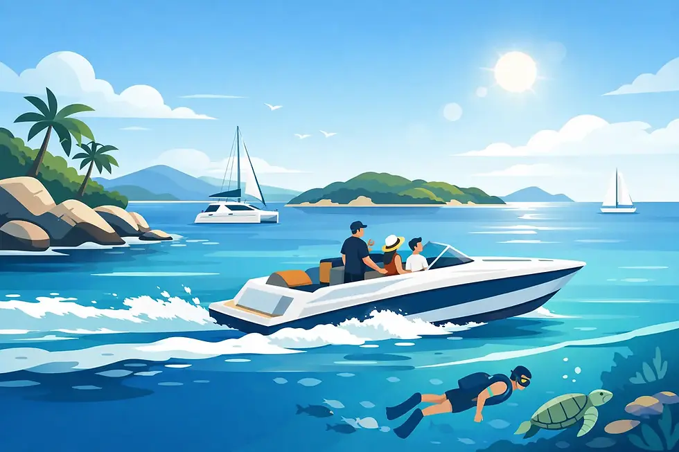 How Private Boat Tours Work in the BVI