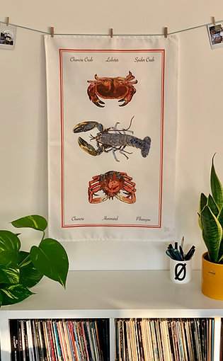 Crustacean - Tea Towel