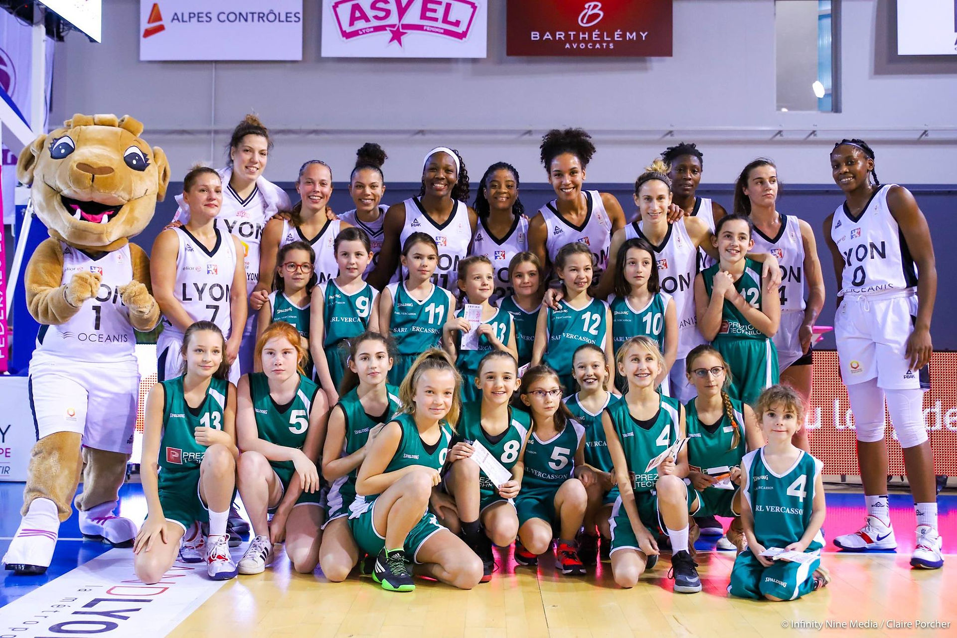 Sortie club Lyon ASVEL Féminin