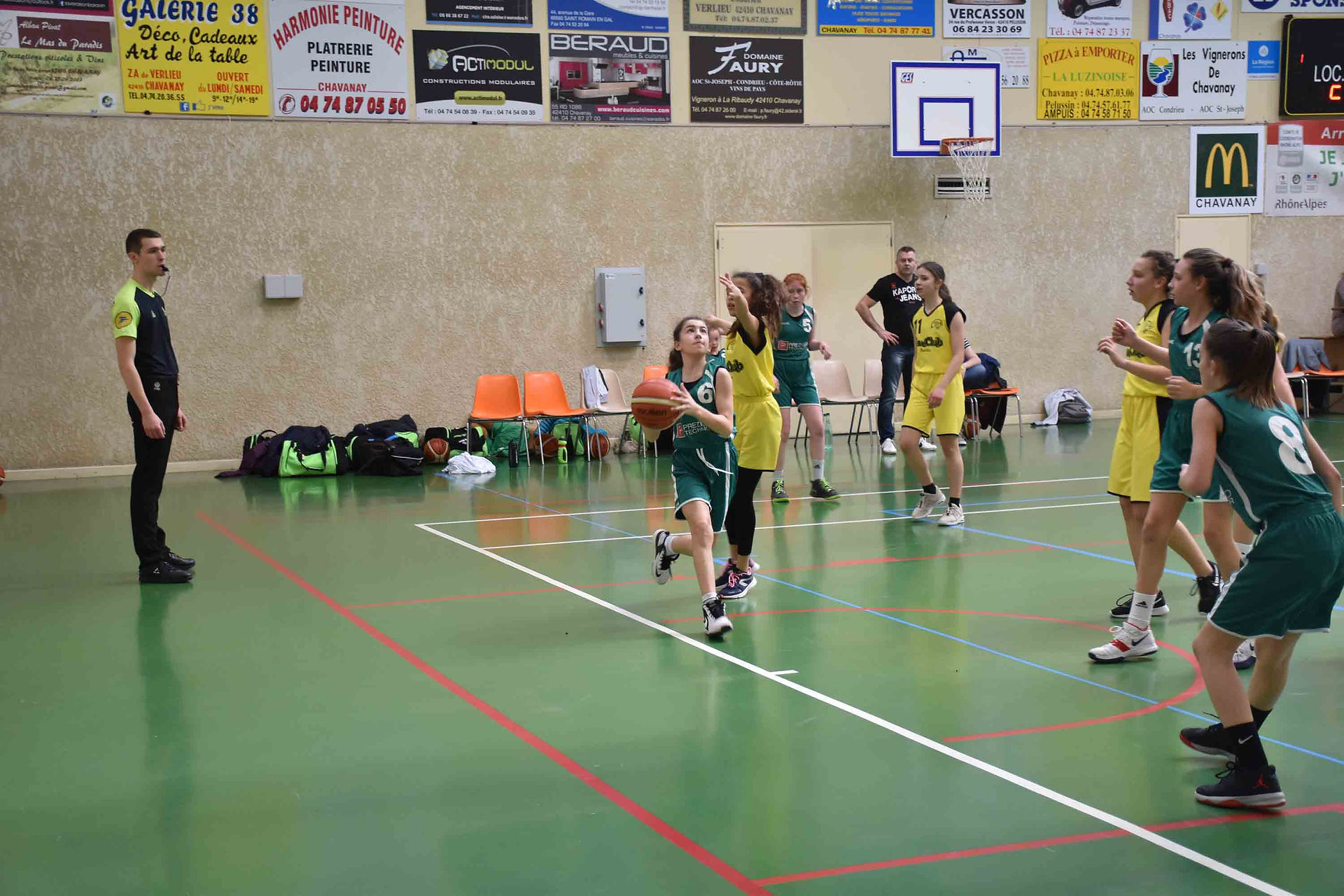 U13 F vs Pierrelatte - 3 mars 2019