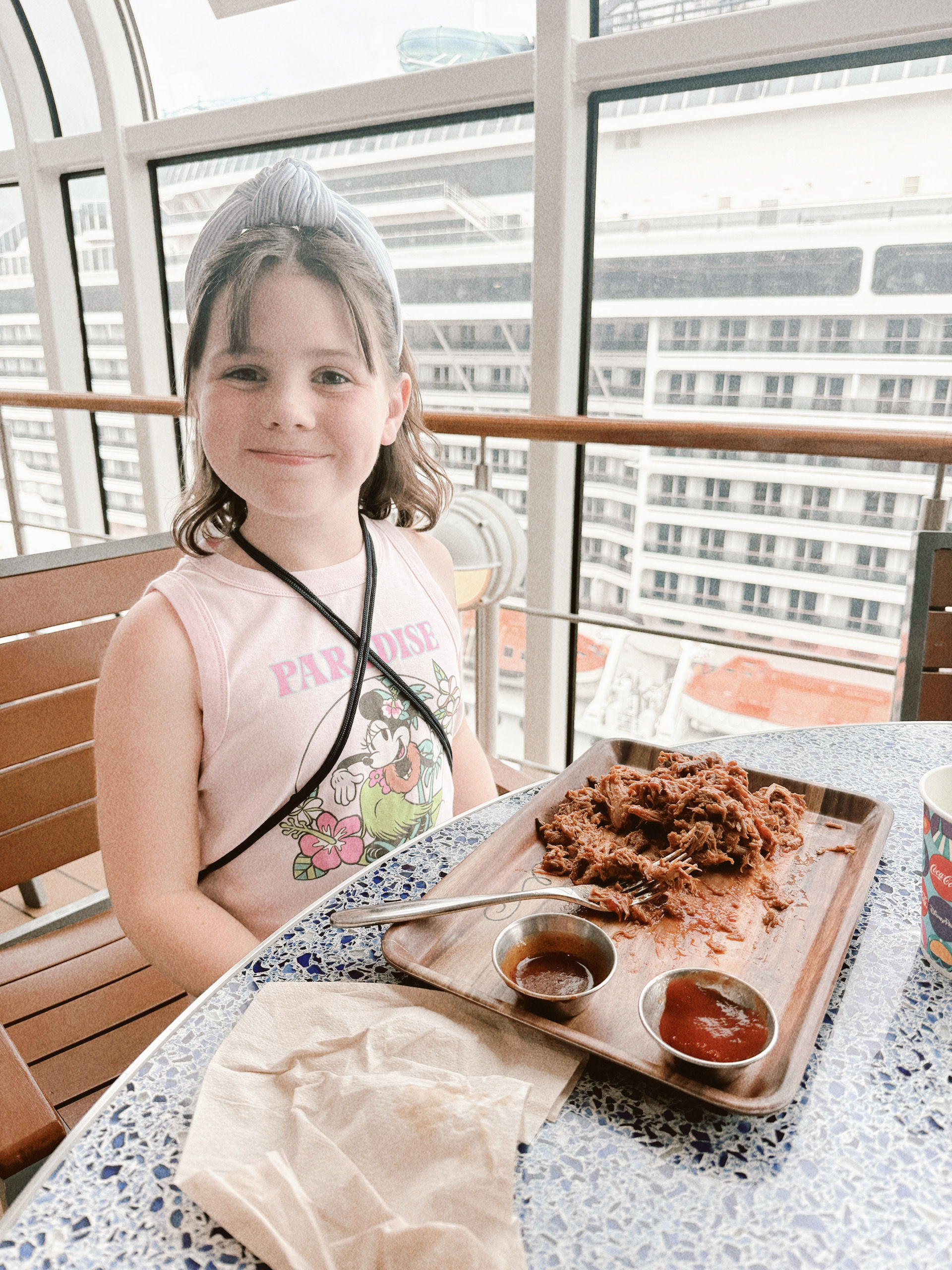 barbeque food disney wish