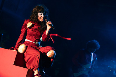 Magdalena Bay performing at Mad Soul Fest 2025