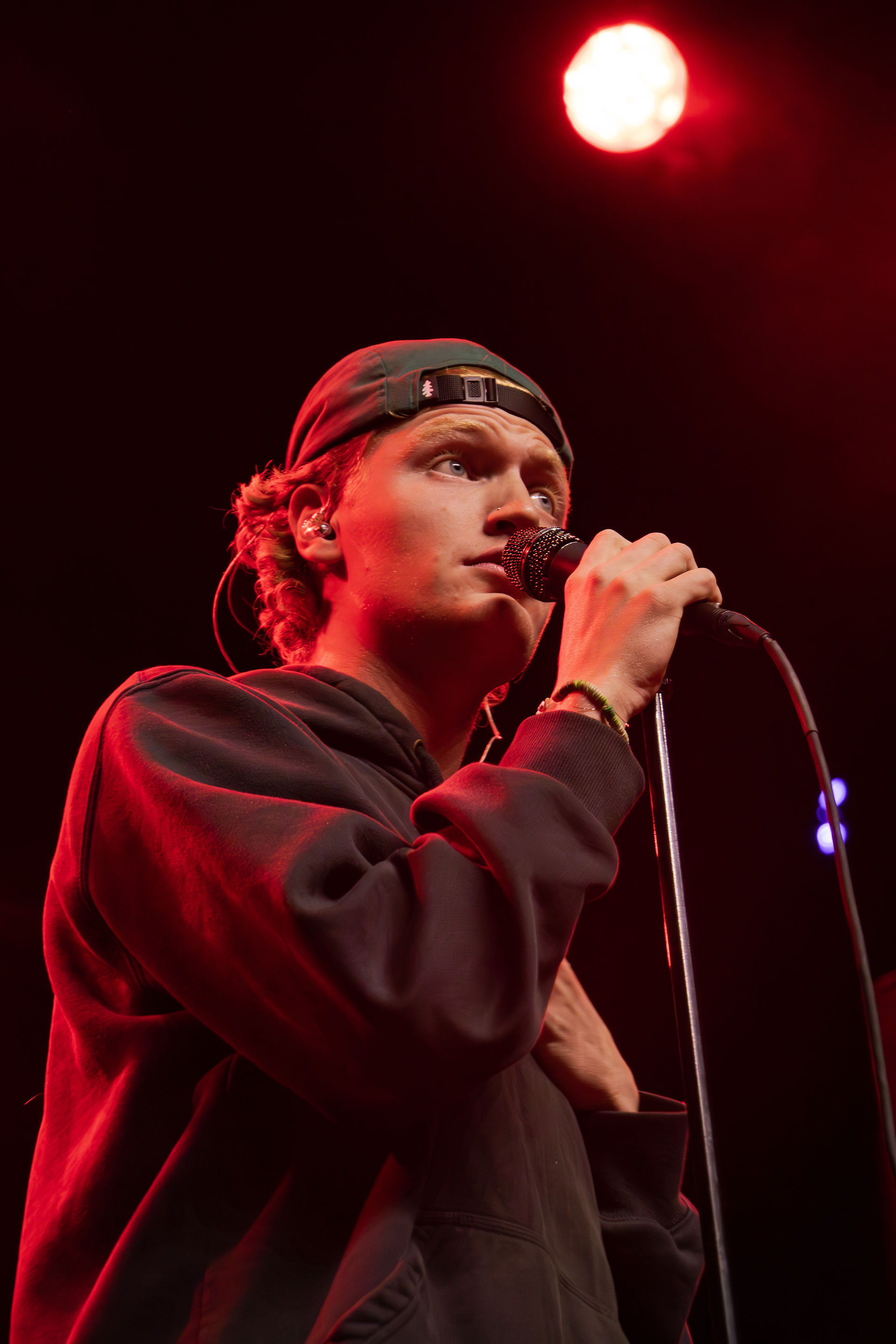 Henrik opening up for David Kushner on  The Dichotomy Tour in Oakland, CA - November 23, 2024