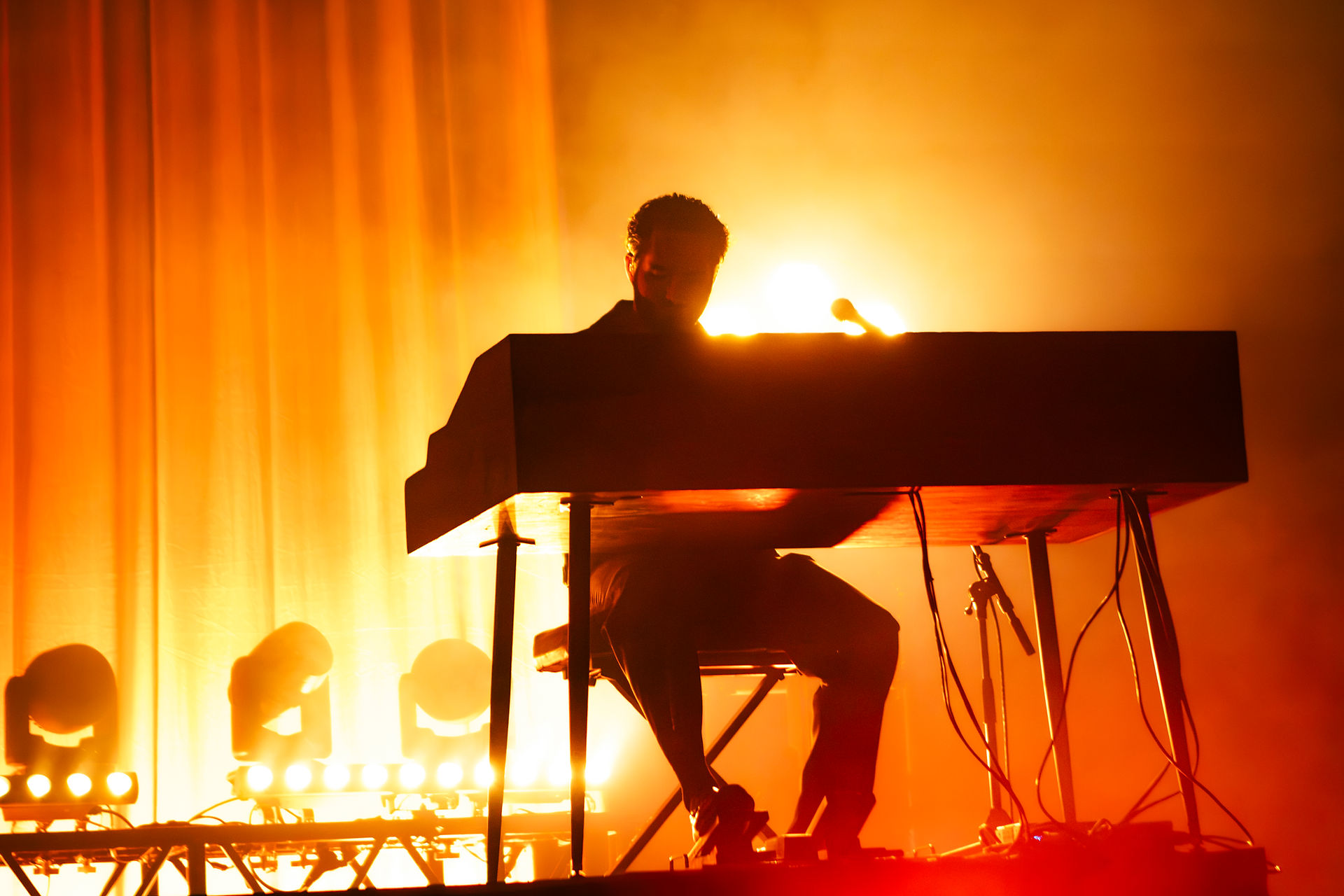 Thee Sacred Souls performing live at RBC Amphitheatre in Toronto, Ontario, on September 20, 2026.